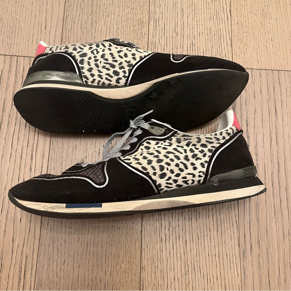 Golden Goose running athletic dept animal print sneakers size 39 - Picture 8 of 10